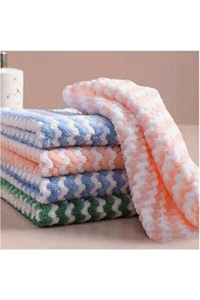 Star (3 Adet ) Mikrofiber Yumuşak Dokulu Temizlik Bezi 30*30 Cm Mutfak Bezi L...