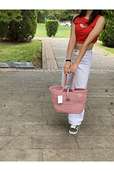 ModaCardin Пляжна сумка та сумка через плече - сумка ручної роботи з джутового плетіння