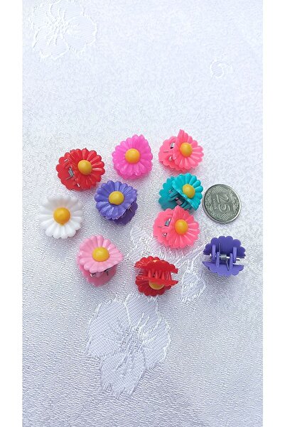 Atolye Ferda مشبك مزلاج ديزي صغير (10 قطع)