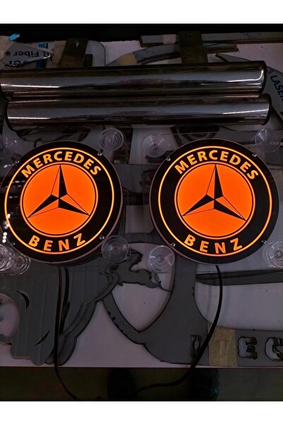 Karadeniztırmarket Mercedes 24 V Araç Içi Cam Önü Logo Aydınlatma