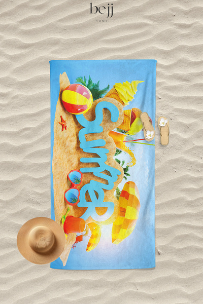 ECEMRE Πετσέτα θαλάσσης μεγάλου μεγέθους 75*150 εκ. - (ΚΑΛΟΚΑΙΡΙ)