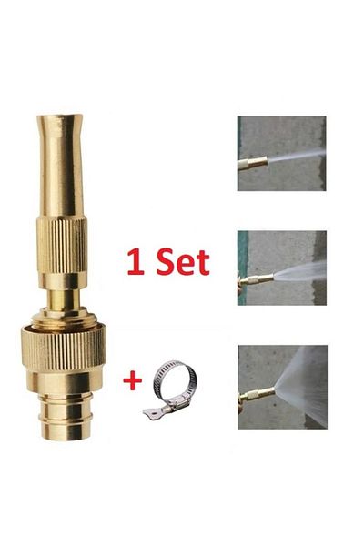 CARNIVAL LAND Brass hose spray nozzle, garden watering, dog washing, floor washing nozzle