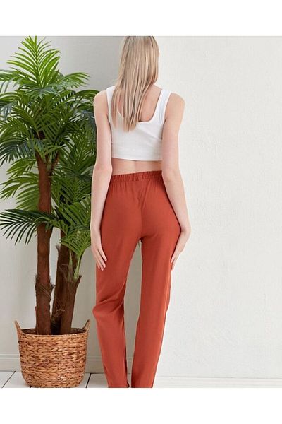 HANIMCA GİYİM Women's Summer Viscose Trousers