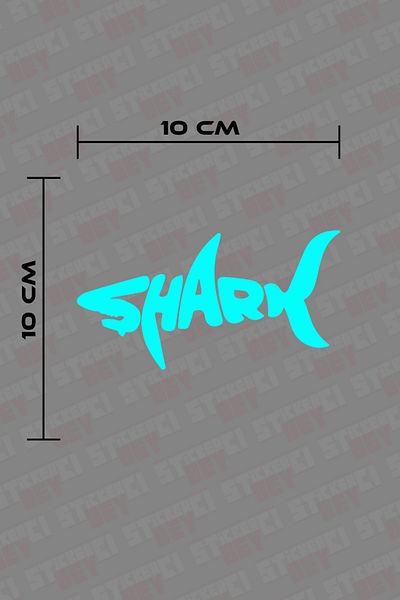 STİCKERCI BEY SHARK Running - خوذة تزوير المحرك ومجموعة التغطية