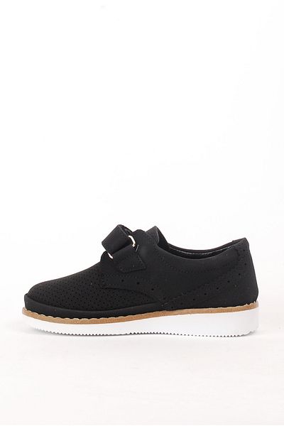ÖZCAN Black Suede Casual Shoes for Boys