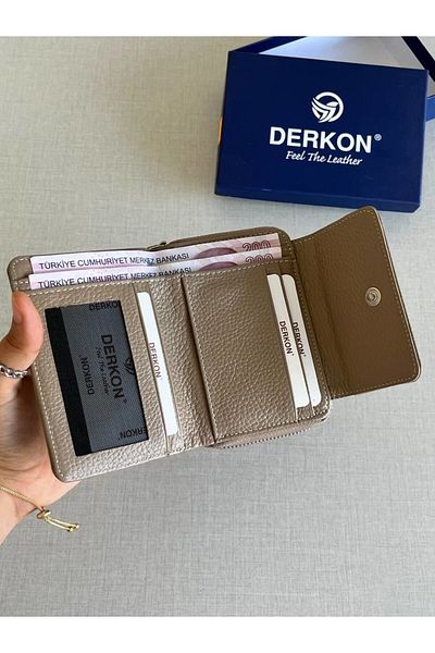 DERKON nova Mink Genuine Leather Women's Wallet
