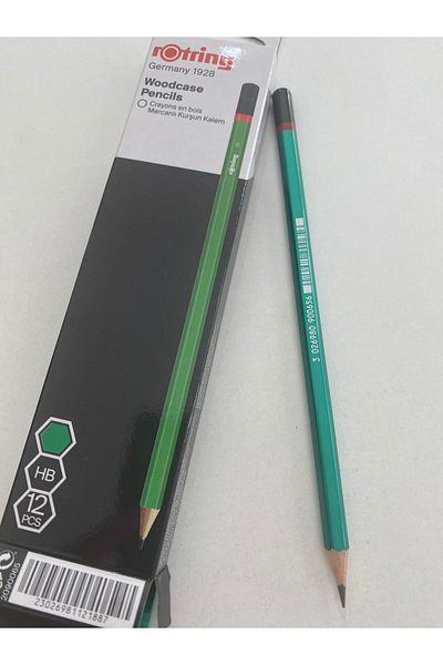 Rotring Pack of 12 Coral Pencils