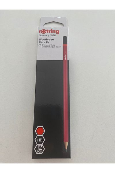 Rotring Pack of 12 Coral Pencils