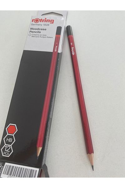 Rotring Pack of 12 Coral Pencils
