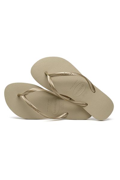 Havaianas Papuci subțiri gri nisip/auriu deschis