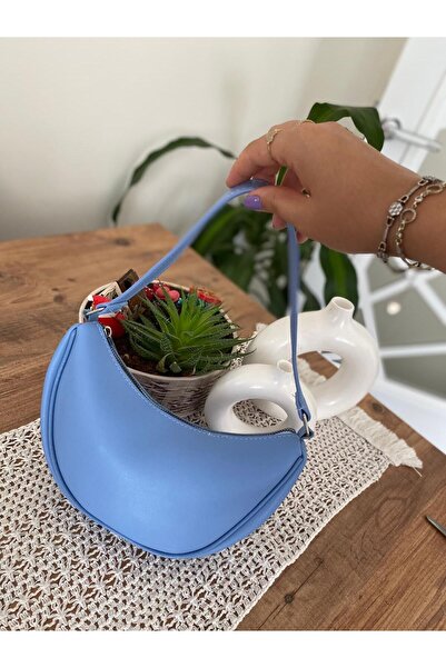 Butik Daisy Mavi Kadın El Çantası