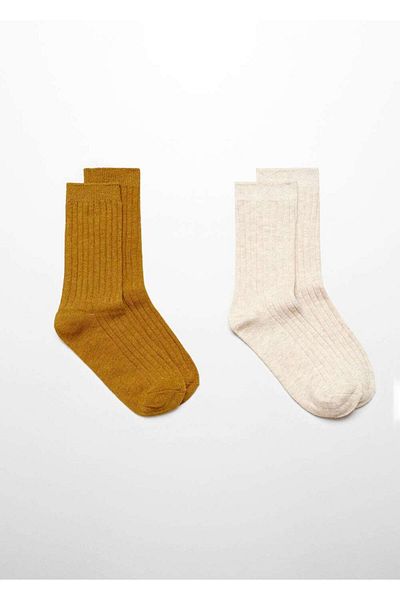 MANGO Kids Yellow Socks for Kids
