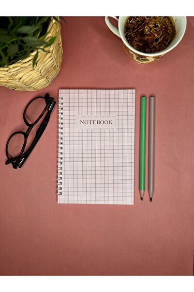 Smile Notes 40 Sheets Spiral School Notebook - 13,5x20 Cm, Set of 4