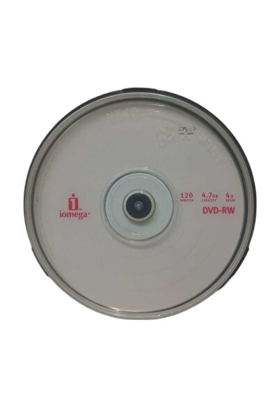 KILIÇASLAN SHOP İOMEGA  TEKRAR YAZILABİLİR  DVD-RW   4.7 GB      1KUTU=10ADET