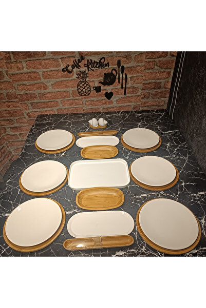Bambu Porselen 22 Parça Kahvaltı Seti