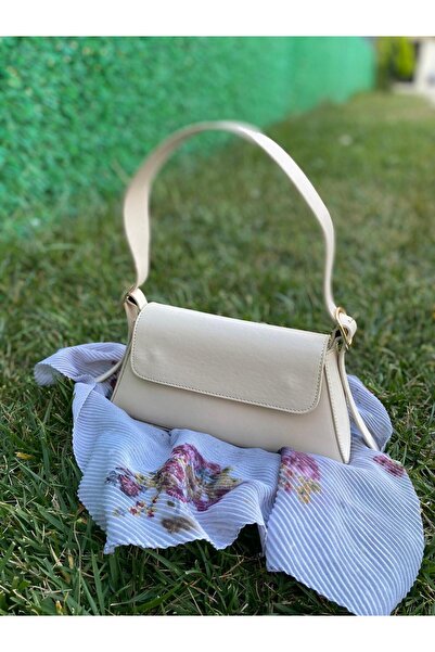 Butik Baget Krem Kadın El Çantası