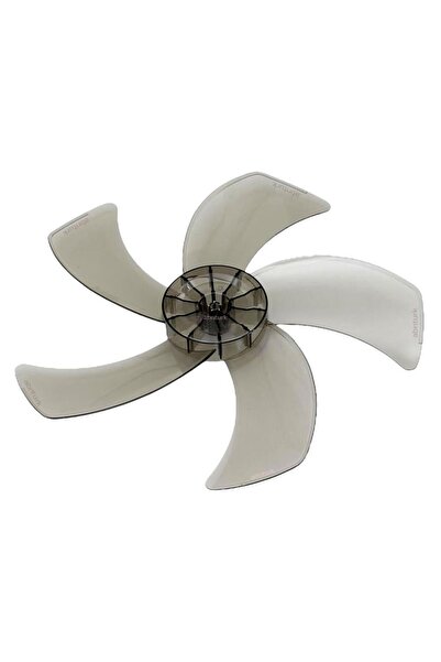 abnturk 5 Kanatlı Vantilatör Pervanesi 1.Kalite 37cm Şeffaf Plastik Güçlü Ser...