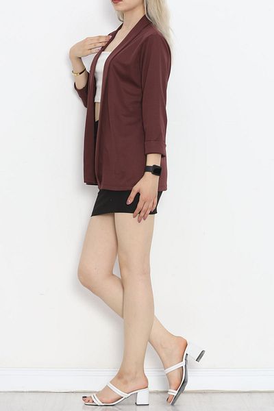 Moka Shopin Light Brown Kimono - 10050.1778.