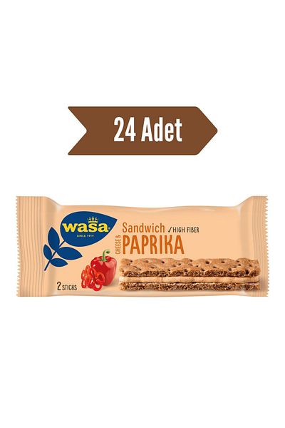 Wasa 24 Pieces of Sandwiches with Red Pepper and Cream Cheese - 37g