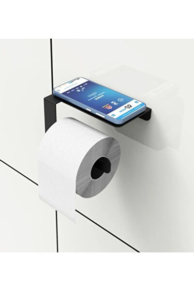 JaguArt Modern Metal 3'lü Set Raflı Banyo Mutfak Havlu Askılığı Rulo Havlu Askılığı Tuvalet Kâğıtlığı