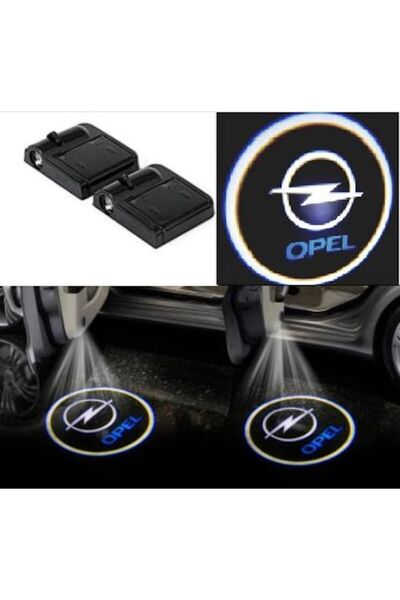 imza direksiyon kılıfı Opel Araçlarına Kapı Altı Led Logo Mesafe Sensörlü Yen...