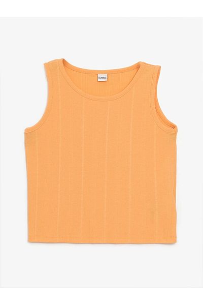 LC Waikiki LCW Kids Tanktop mit Rundhalsausschnitt für Mädchen, 2er-Pack