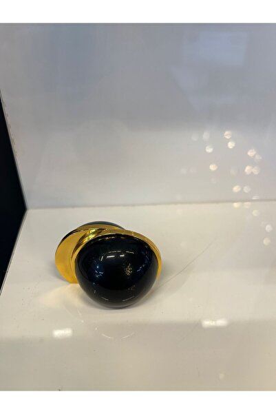 Emaks Μεταλλική λαβή με κουμπιά από μεταλλικό χρυσό για κάλυμμα ντουλαπιού Μοντέρνα έπιπλα συρταριού Έπιπλα με μία τρύπα Χρυσό κομοδίνο