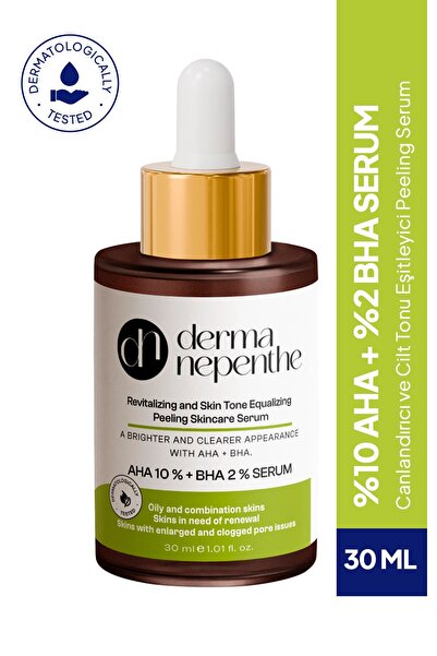 Derma Nepenthe AHA & BHA Cilt Bakım Serumu 30 Ml - Canlandırıcı ve Cilt Tonu ...