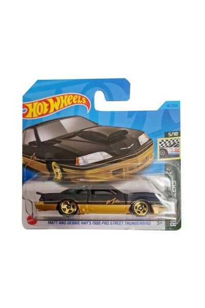 HOT WHEELS Matt And Debbie Hay's 1988 Pro Street Thunderbird 5/10 56/250 Model Araba