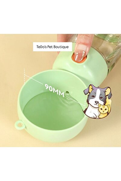 Genel Markalar Mama Hazneli Evcil Hayvan Suluğu YEŞİL (400 ml SU+180 ml MAMA) Buffer®