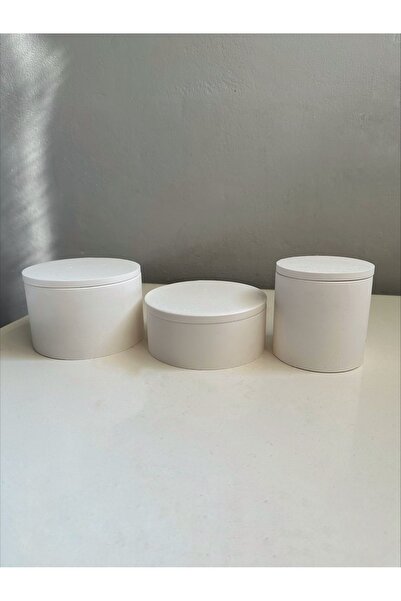 Bautinq Store Διακοσμητικά πιάτα από σκυρόδεμα πολλαπλών χρήσεων με καλύμματα...