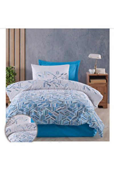 Blue Home Set de lenjerie de pat Ranforce Altınbaşak Apex Sky