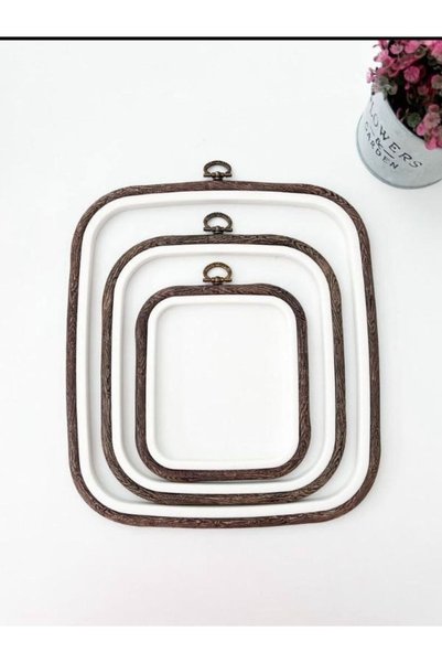 Nurge Nr.:2 Roată de bordare pătrată cu model - Roată de broderie 16cm X 18 Cm