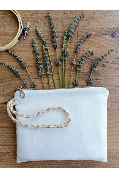 fabricorg 4 PiecesDuckClothPunchClutch - Wallet Hand Bag (20x15 Cm)