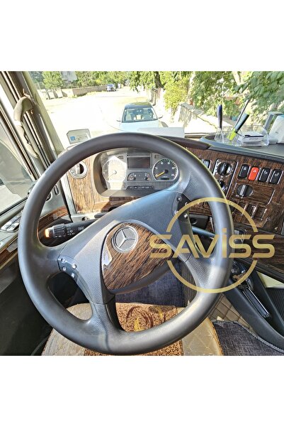 Saviss Mercedes AXOR uyumlu özel desen Koyu Meşe ful set maun kaplama (Koyu M...