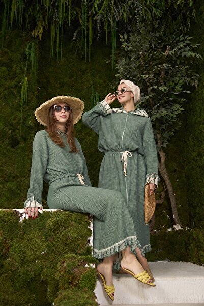 Home Hawaii Müslin Plaj Elbise