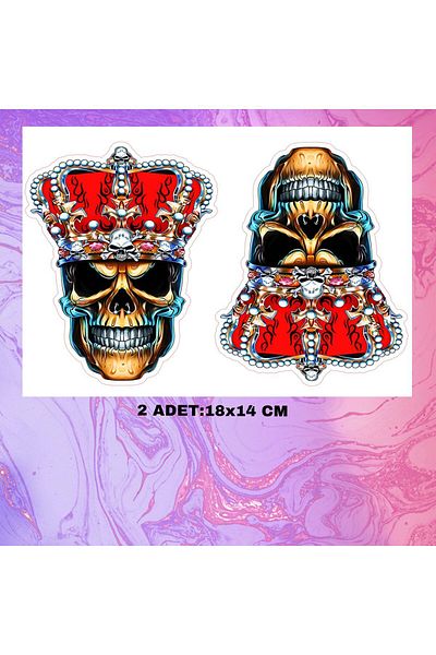 Fatih Kuru666 PHOENIX STICKER DRY HEAD MOTORCYCLE VEHICLE LEPTOP STICKER STICKER