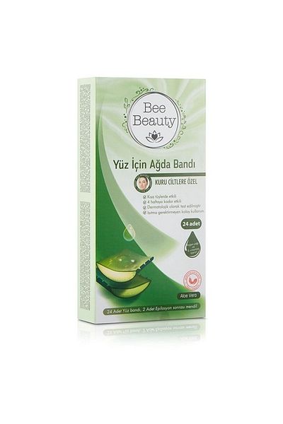 Bee Beauty Face Waxing Strip Aloe Vera 24 pcs