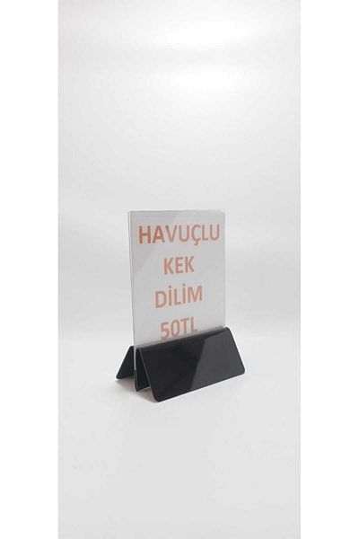ETİKETLİK FİYATLIK 15 قطعة من الوسائد البلاستيكية السوداء - لرمز الاستجابة السريعة لسعر الطاولة (DISM)