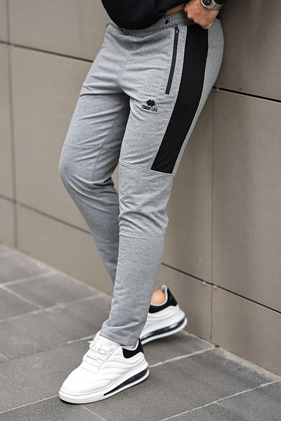 TOMMY LIFE Pocket Bottom Tracksuit 84781 Gray