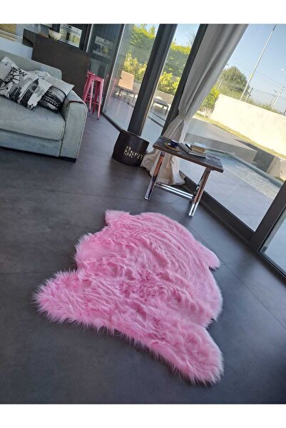 DOĞUŞ HALI Doğuş Marka A Kalite Pembe Kuzu Post Peluş Halı A Post Pembe