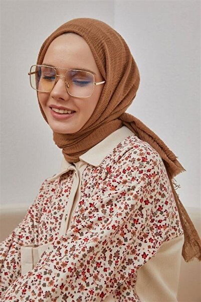 Şalland Bürümcük Bakır Rengi (ÜTÜ ISTEMEYEN HAFİF YAPISI, HAVA ALAN ÖZEL DOKU...