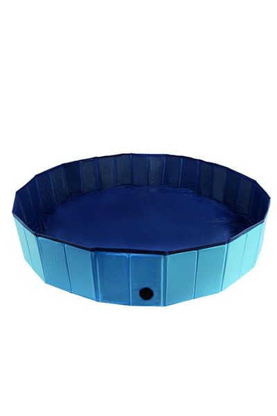 M-PETS Pluf Play Pool for Dogs 160 cm X 30 cm (L) Blue