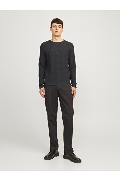 Jack & Jones Rundhals and Strickpullover Rundhals and Einfarbig Strickpullover