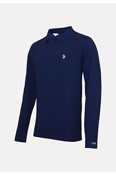 U.S. Polo Assn. Poloshirt mit langen Ärmeln und Polokragen