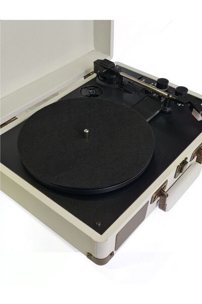 Record Master Plak Keçesi - Logolu / Logosuz Çift Yönlü Kullanım - 19.8 cm Çap