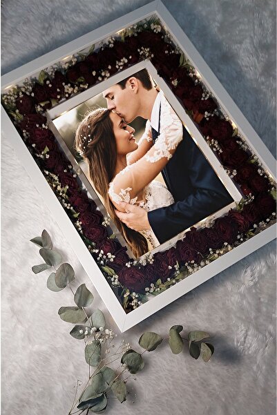 Verda Çerçeve 30x40 Cm Ledli Yeni Model Anı Çerçevesi- Özel Gün Çiçekleri Gül...