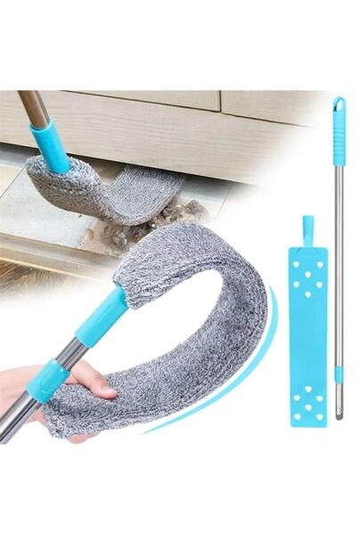homeneeds Ekonomik Mikrofiber Başlıklı Girintili Yüzey Temizleme Mopu ve Toz ...