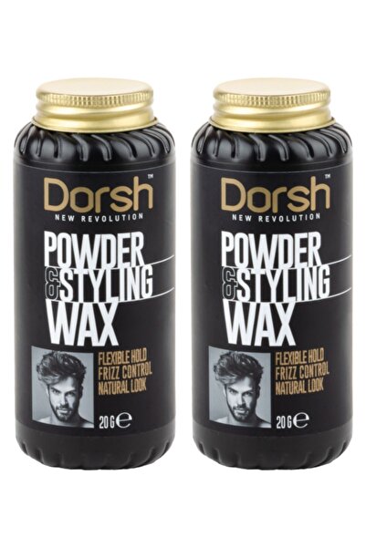 Dorsh Saç Şekillendirici Powder Pudra Toz Wax 2'li Paket Styling