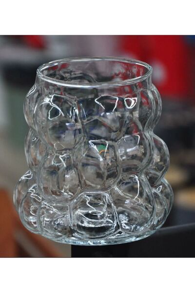 EMİNLER HOME Boncuk Şekilli Isıya Dayanıklı Üzüm Bardak